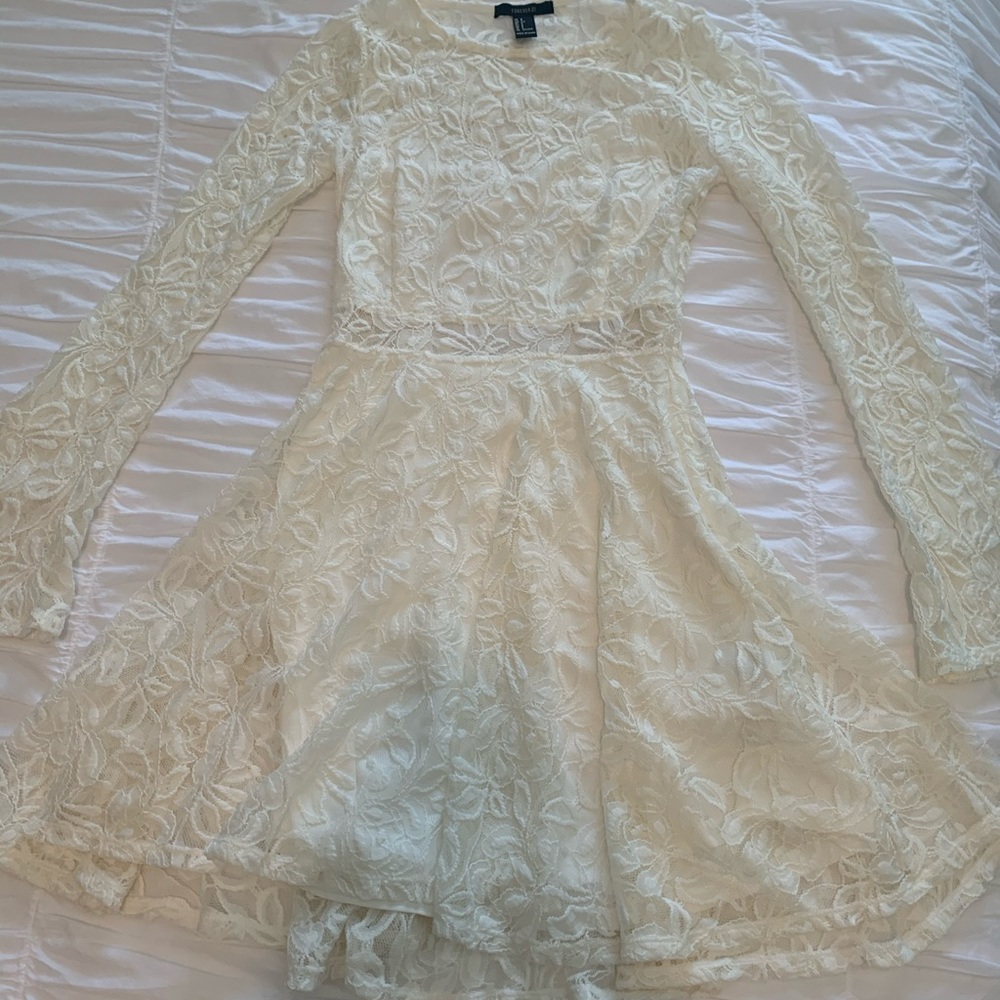Cute White Lace Dress